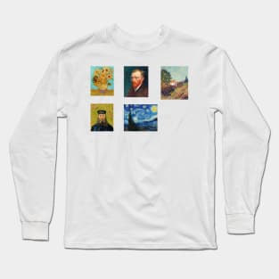 Van Gogh Famous Art Painting Pack Long Sleeve T-Shirt